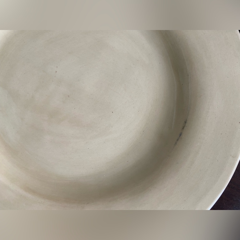 Set 2 POTTERY BARN Mexico SAUSALITO Dinner Plates 12” CHOICE Ivory Green Spice - Picture 14 of 14